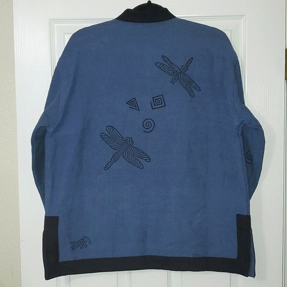 Venus Imports Dragonfly Jacket Size Medium - Picture 2 of 12